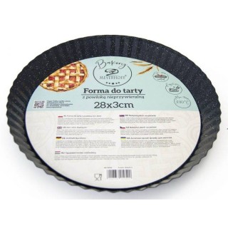 FORMA BLACHA DO PIECZENIA TARTY ŚR. 28CM - MARMURKOWA MARM 0520