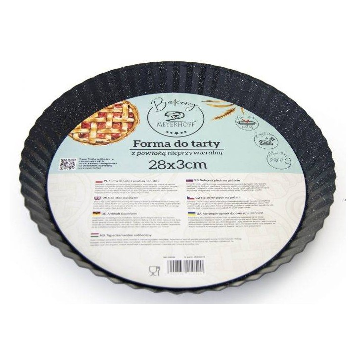 FORMA BLACHA DO PIECZENIA TARTY ŚR. 28CM - MARMURKOWA MARM 0520