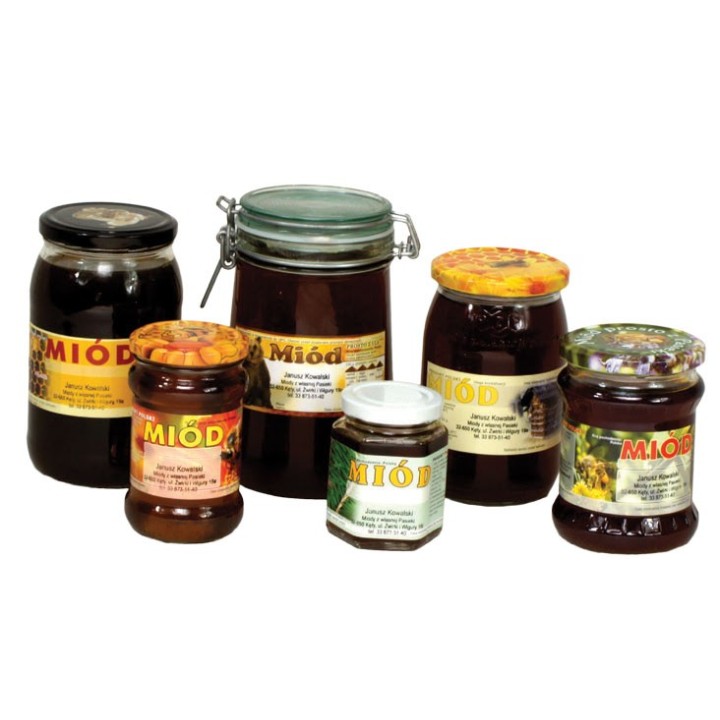 Paczka etykiet na miód – wzór E9