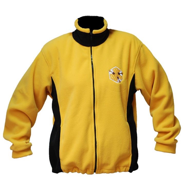 Polar z haftem dla pszczelarza (żółty) - rozmiar męski - PLR1Y