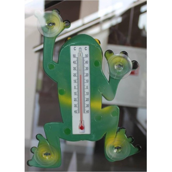 TERMOMETR ZEWNĘTRZNY ŻABA 17,5 x 23,5 CM - MAK5762