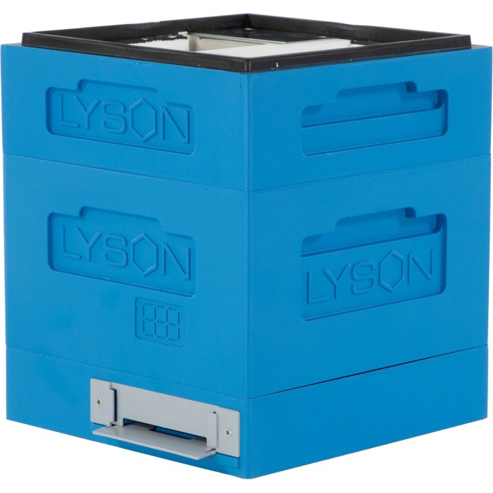 Mini korpus do mini ula Dadant CLASSIC na ramki modułowe, wys. 145 mm, malowany (niebieski) - W13C_N