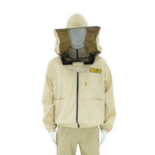 Bluza pszczelarska rozpinana z kapeluszem Optima -  M6058