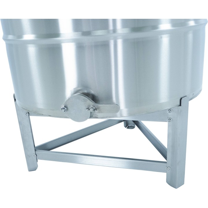 Stojak do odstojnika z płaszczem grzewczym, wodnym, do standaryzacji miodu lub mieszania syropu, 500 kg