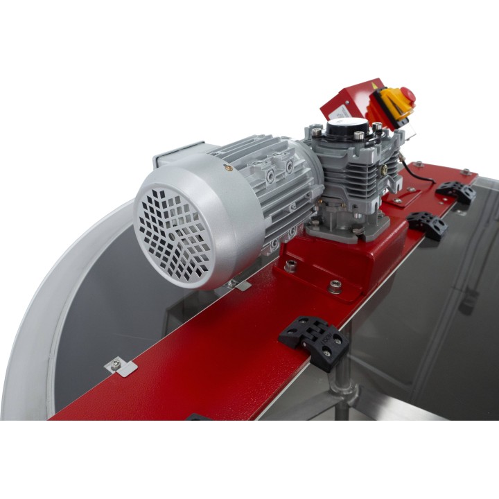 Odstojnik z płaszczem grzewczym, wodnym, do standaryzacji miodu lub mieszania syropu, 1000 kg (grzanie 230V / napęd 400V)