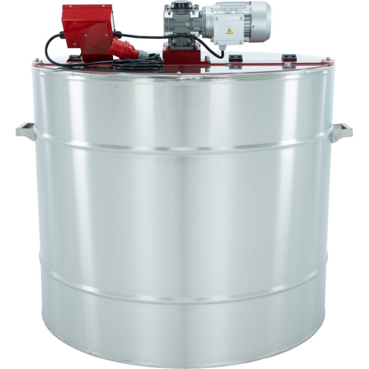 Odstojnik z płaszczem grzewczym, wodnym, do standaryzacji miodu lub mieszania syropu, 1000 kg (grzanie 230V / napęd 400V)