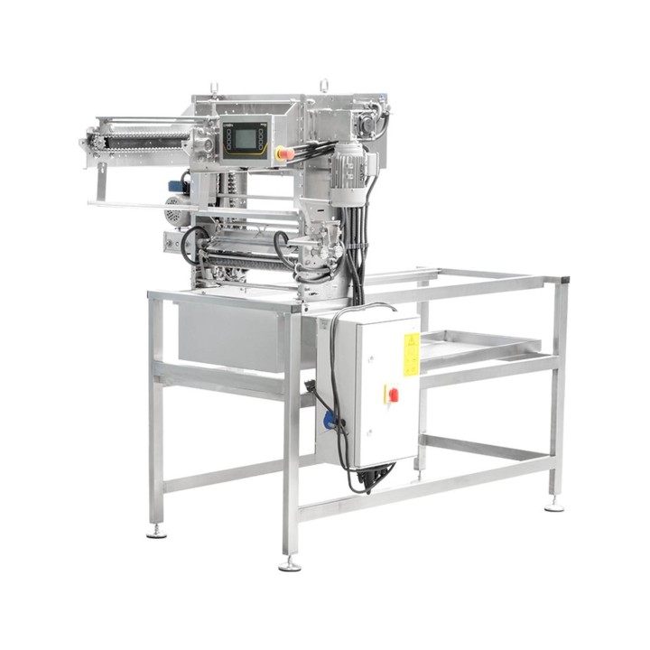 Stół do odsklepiania z odsklepiarką, podajnikiem łańcuchowym, 230V, obieg zamknięty, stelaż 1500 mm, Dadant - PREMIUM