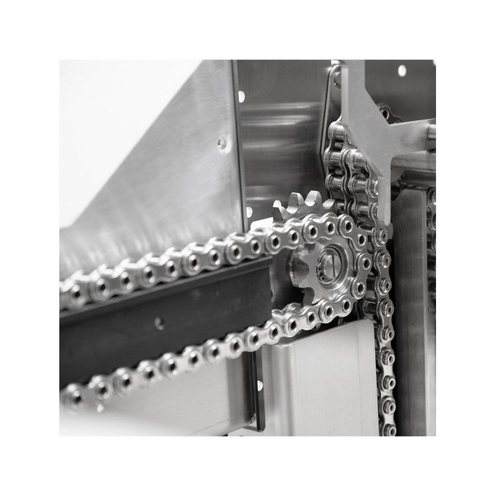 Stół do odsklepiania z odsklepiarką, podajnikiem łańcuchowym, 230V, obieg zamknięty, stelaż 1500 mm, Dadant - PREMIUM