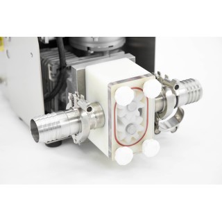 Urządzenie ssąco-tłoczące do kremowania i przepompowywania miodu 230V / 0,55kW, moduł zębaty, wersja kompaktowa