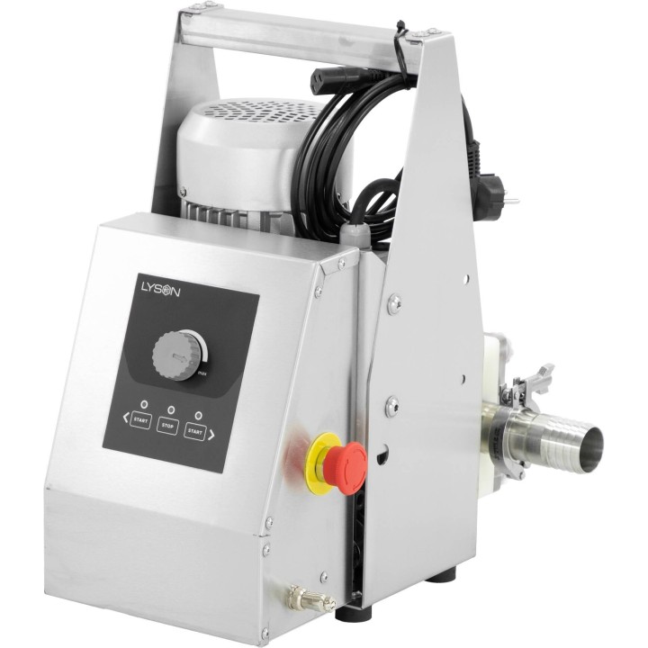 Urządzenie ssąco-tłoczące do kremowania i przepompowywania miodu 230V / 0,55kW, moduł zębaty, wersja kompaktowa