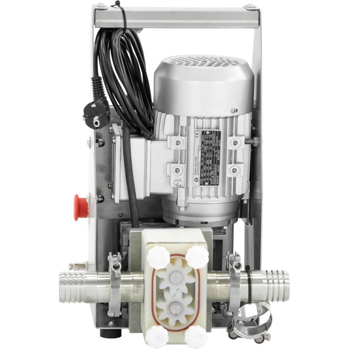 Urządzenie ssąco-tłoczące do kremowania i przepompowywania miodu 230V / 0,55kW, moduł zębaty, wersja kompaktowa