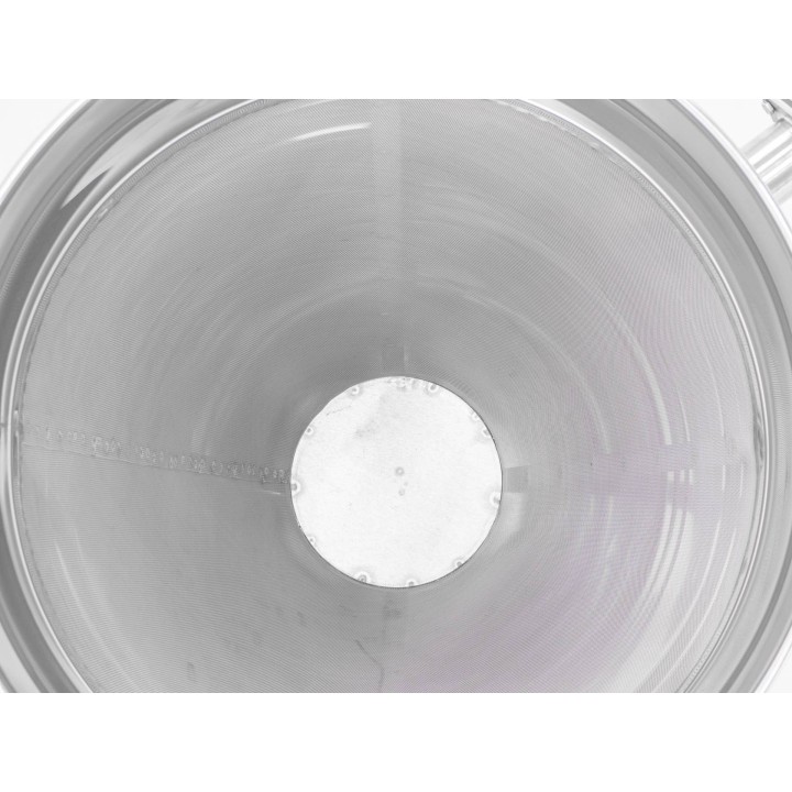 Odstojnik nierdzewny 50 l z sitem stożkowym