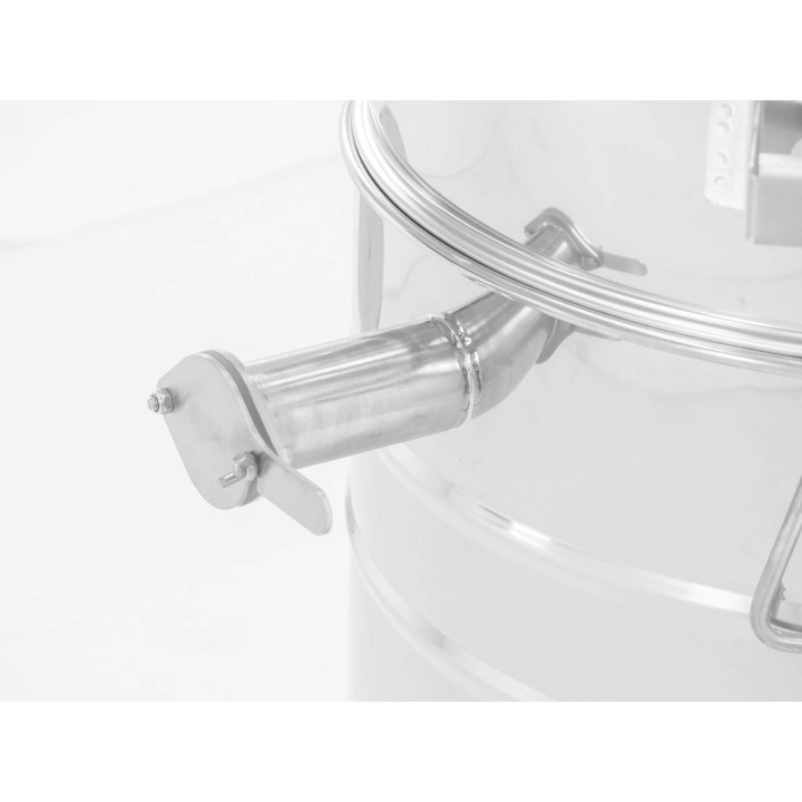 Odstojnik nierdzewny 50 l z sitem stożkowym