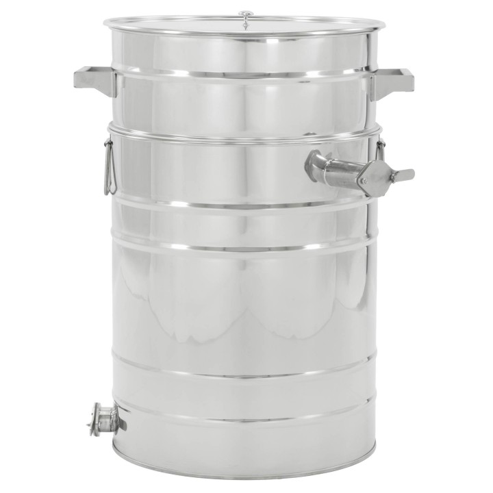 Odstojnik nierdzewny 50 l z sitem stożkowym