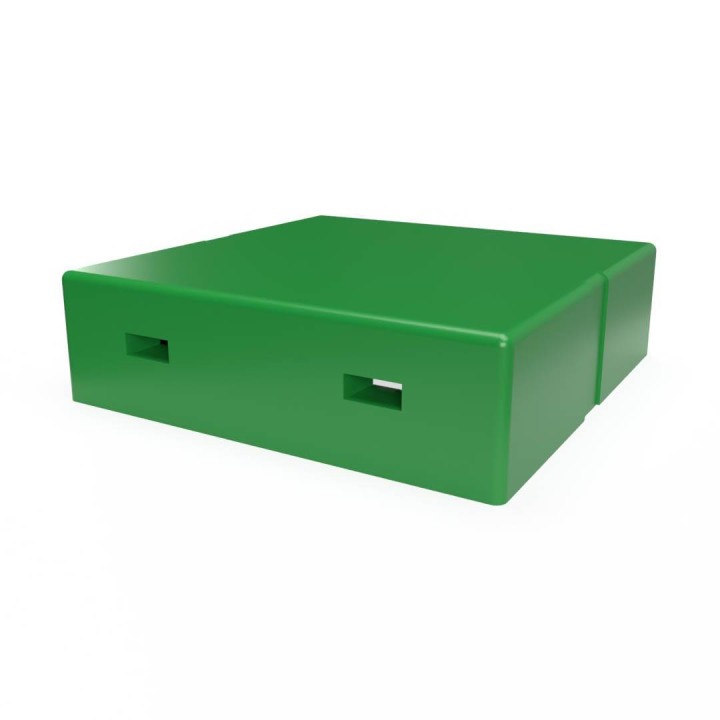 Daszek Wielkopolski, Ostrowskiej wysoki z wentylacją, ciemnozielony - W1094W_O_ZC