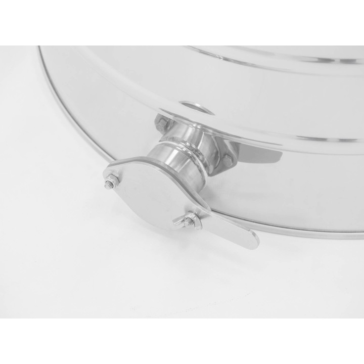 Odstojnik nierdzewny 100 l z sitem stożkowym