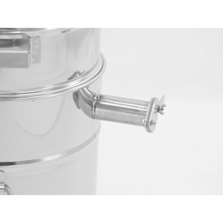 Odstojnik nierdzewny 70 l z sitem stożkowym