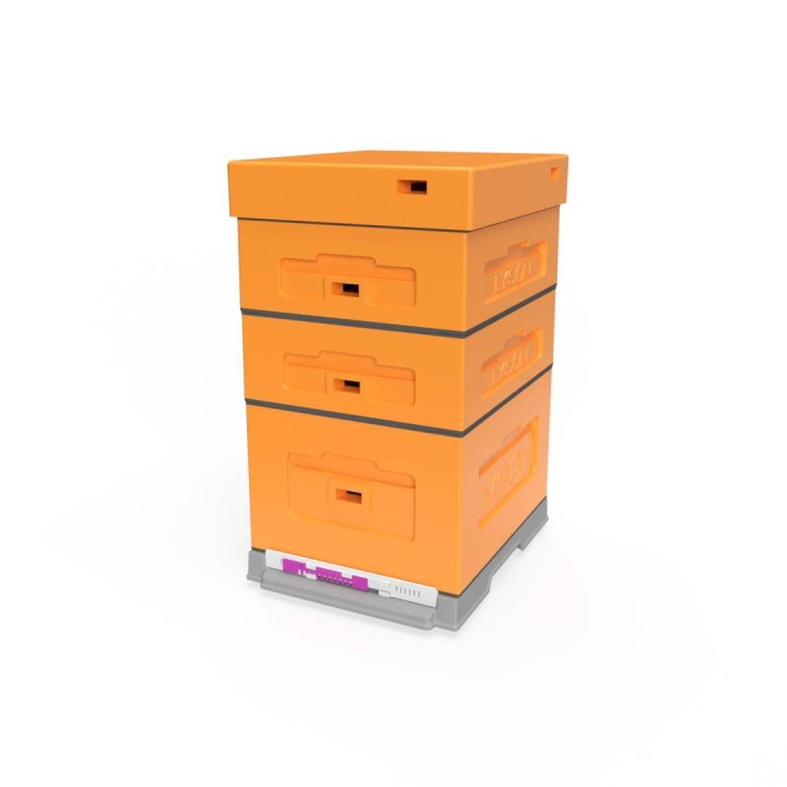 UL Dadant OPTIMA, pomarańczowy, nieskręcony