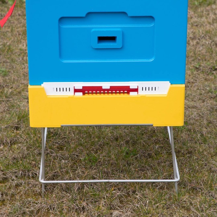 Stojak pasieczny ze stali nierdzewnej do dennicy Premium - W4031N_P