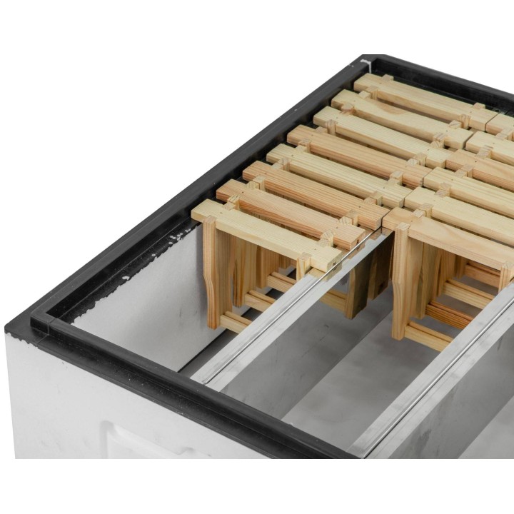 Przegroda do korpusu ½ Dadant pod ramkę ulika weselnego, nierdzewna - LM28