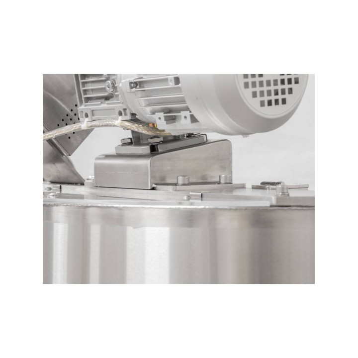 Odstojnik z płaszczem grzewczym, wodnym, do standaryzacji miodu lub mieszania syropu, 400 l (grzanie 400V / napęd 230V)