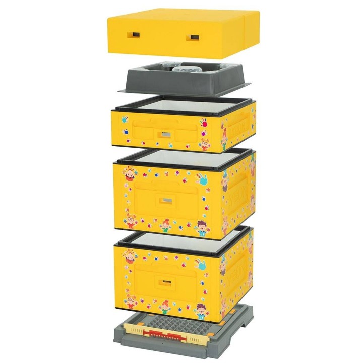 Ul wielkopolski OPTIMA, żółty, nadruk - dzieci, nieskręcony