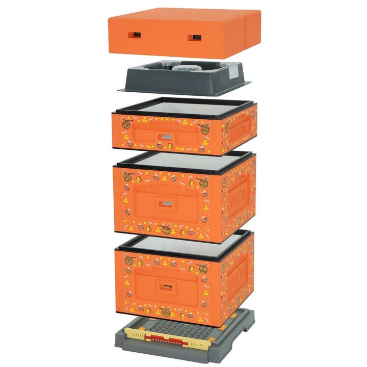 Ul wielkopolski OPTIMA, pomarańczowy, nadruk - pszczoła, nieskręcony