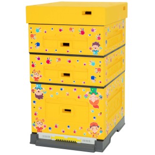 Ul Dadant OPTIMA, żółty, nadruk - dzieci, nieskręcony