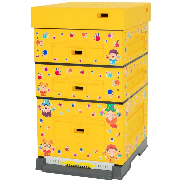 Ul Dadant OPTIMA, żółty, nadruk - dzieci, nieskręcony