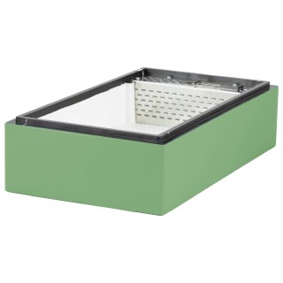 Powałko-podkarmiaczka, Dadant, 6-ramkowa, zielona-seledyn