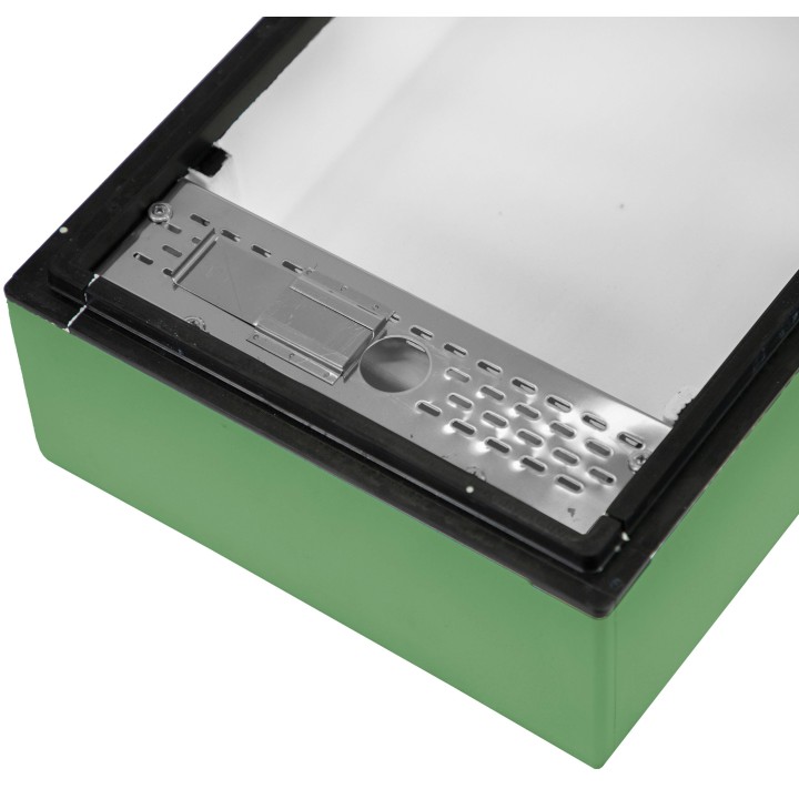 Powałko-podkarmiaczka, wielkopolska, 6-ramkowa, zielono-seledynowa