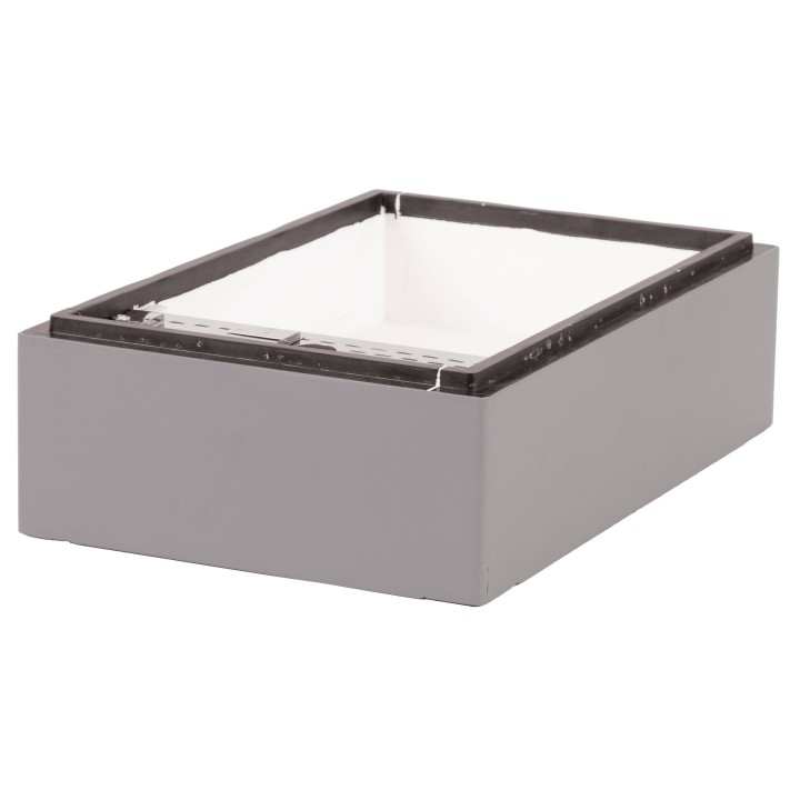 Powałko-podkarmiaczka, wielkopolska, 6-ramkowa, szara