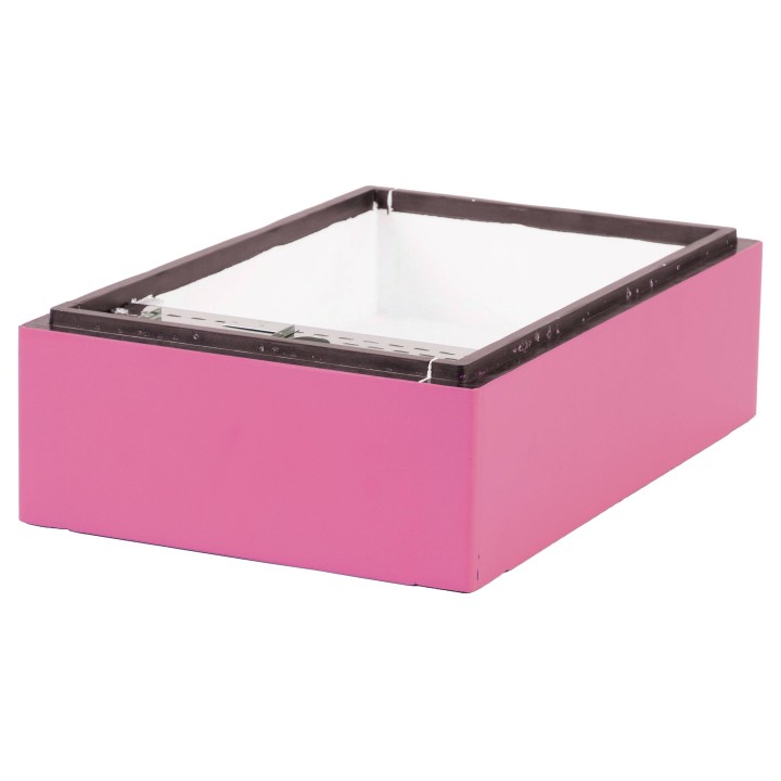 Powałko-podkarmiaczka, wielkopolska, 6-ramkowa, różowa