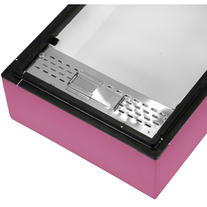 Powałko-podkarmiaczka, wielkopolska, 6-ramkowa, różowa