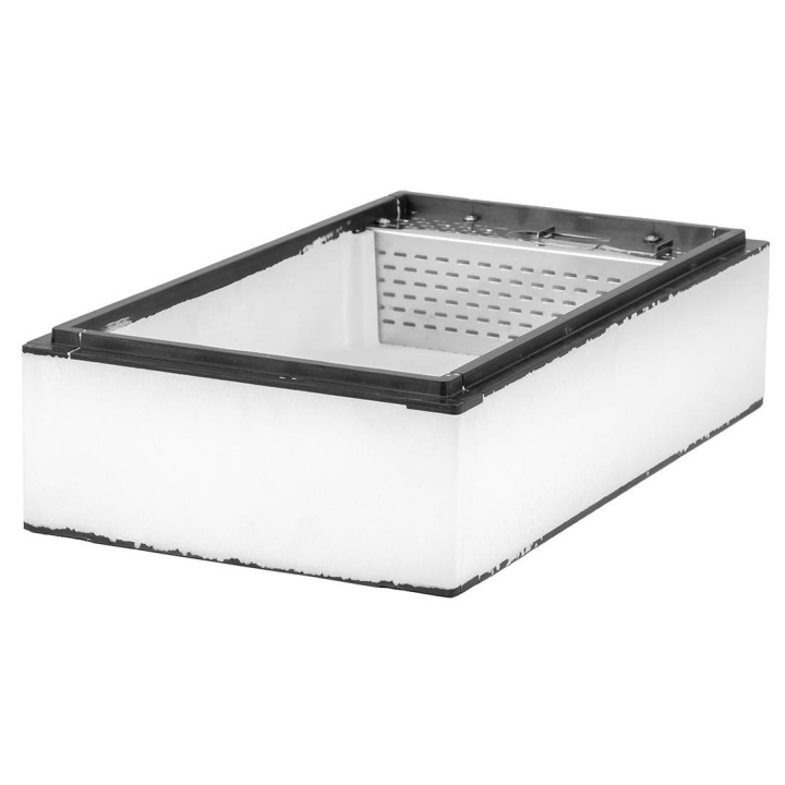 Powałko-podkarmiaczka, Dadant, 6-ramkowa, niemalowana