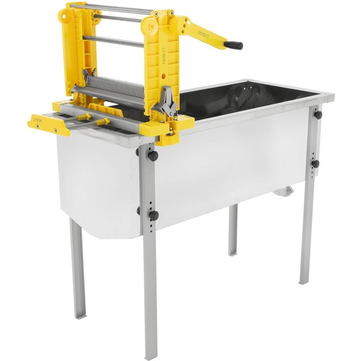 Stół do odsklepiania pionowy ręczny, plastikowy, nakładkowy, stół Optima 1000 mm, 1/2 Dadant
