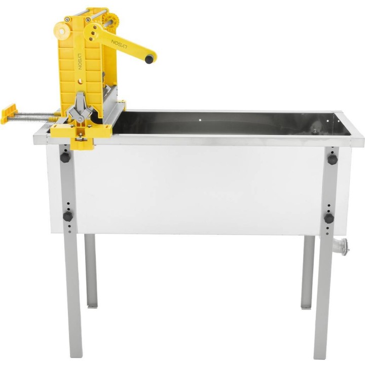 Stół do odsklepiania pionowy ręczny, plastikowy, nakładkowy, stół Optima 1000 mm, 1/2 WL