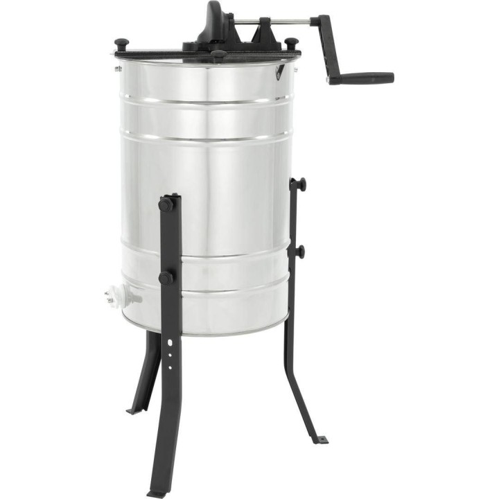 Miodarka diagonalna 3-ramkowa, Ramka: LN, OS, AP, WL ½, D ½, Ø400 mm, ręczna, napęd plastikowy – BASIC - W234BBN_NP