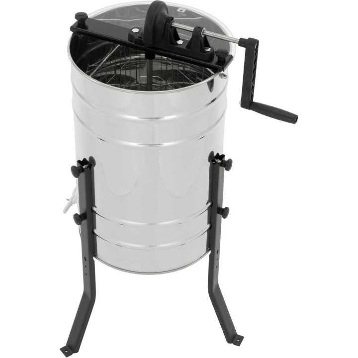 Miodarka diagonalna 3-ramkowa, Ramka: LN, OS, AP, WL ½, D ½, Ø400 mm, ręczna, napęd plastikowy – BASIC - W234BBN_NP