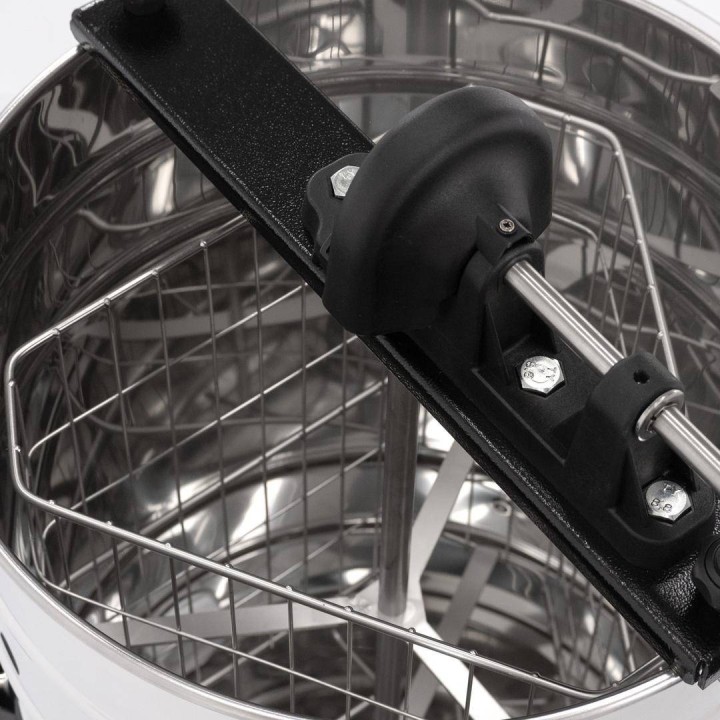 Miodarka diagonalna 3-ramkowa, Ramka: LN, OS, AP, WL ½, D ½, Ø400 mm, ręczna, napęd plastikowy – BASIC - W234BBN_NP