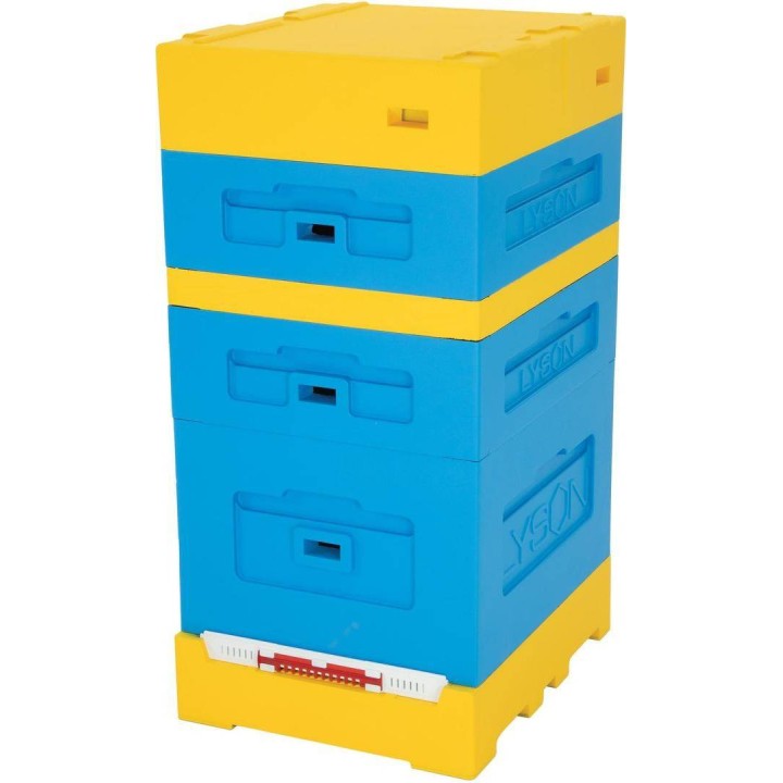 Ul Dadant z dennicą wysoką higieniczną, z podkarmiaczką plastikową 7,5 l, malowany - PREMIUM