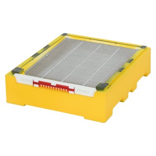 Dennica wysoka higieniczna Dadant, LN, AP, WL 12-ramk. malowana (żółta) - PREMIUM - W102200T