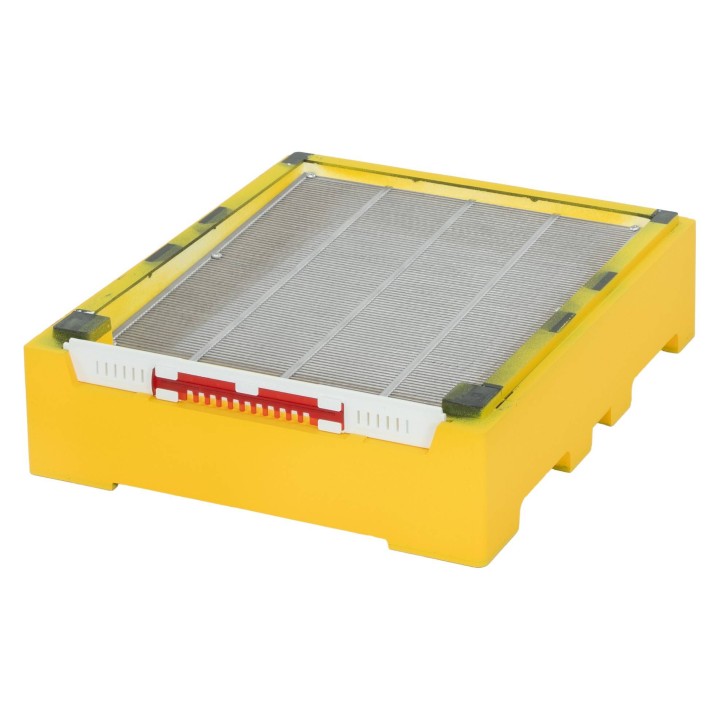 Dennica wysoka higieniczna Dadant, LN, AP, WL 12-ramk. malowana (żółta) - PREMIUM - W102200T