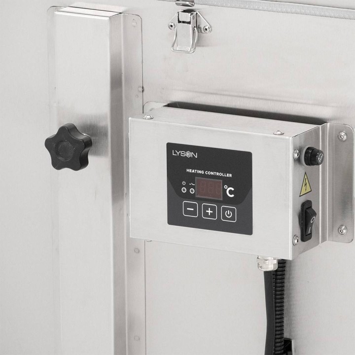 Stół wielofunkcyjny 1000 mm, ocieplany z podgrzewanym dnem i pokrywą grzejną ocieplaną na zawiasach z siłownikami