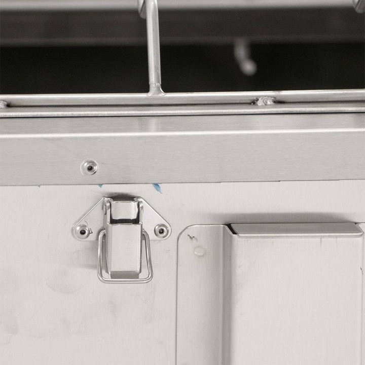 Stół wielofunkcyjny 1000 mm, ocieplany z podgrzewanym dnem i pokrywą grzejną ocieplaną na zawiasach z siłownikami