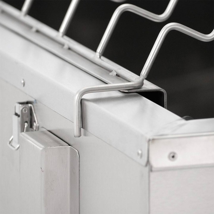 Stół wielofunkcyjny 1000 mm, ocieplany z podgrzewanym dnem i pokrywą grzejną ocieplaną na zawiasach z siłownikami