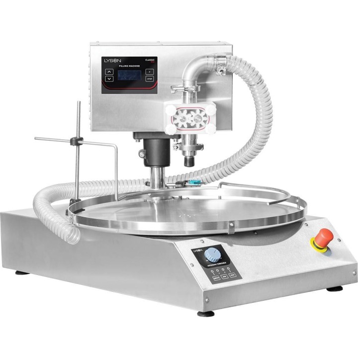 Urządzenie wielofunkcyjne do dozowania, kremowania i przepompowywania miodu ze stołem obrotowym Ø600