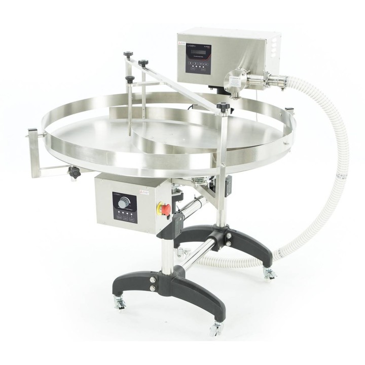 Urządzenie wielofunkcyjne do dozowania, kremowania i przepompowywania miodu ze stołem obrotowym Ø900, moduł wirnikowy