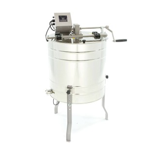 Miodarka diagonalna 6-ramkowa, Ramka: WL, LN, Ø650mm, ręczno-elekt. 12V/230V - OPTIMA - W227MS