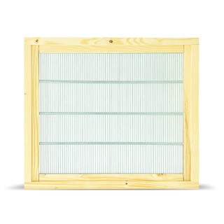 Krata odgrodowa w obramowaniu z drewna wielkopolska 12-ramkowa z wręgami - 3997W